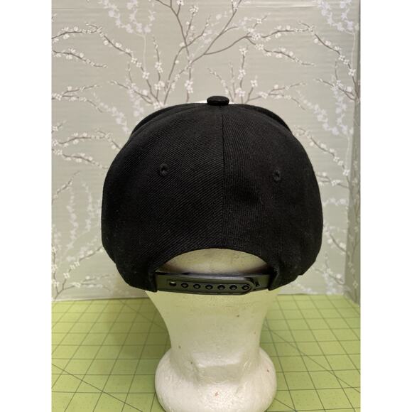 DC Comics The Flash Black White Hat Baseball Cap Snapback Six Flags 2017 - Picture 3 of 11